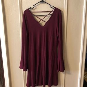 Dry Goods Burgundy Dress